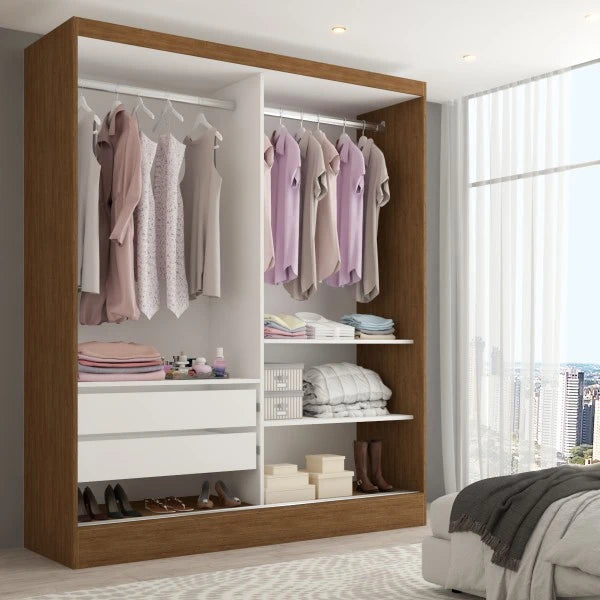 Slatted Glass Wardrobe