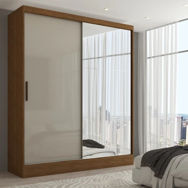 Slatted Glass Wardrobe