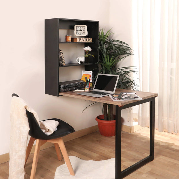 Black Frame Corner Desk