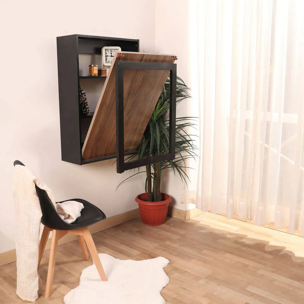 Black Frame Corner Desk